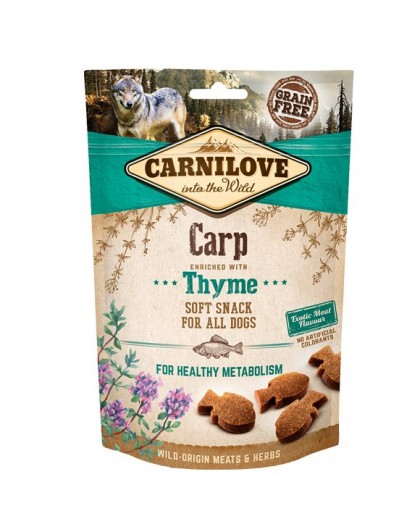 CARNILOVE Soft Carp+Thyme dog treat - 200 g