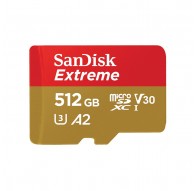 SanDisk Extreme 512 GB MicroSDHC UHS-I Class 10