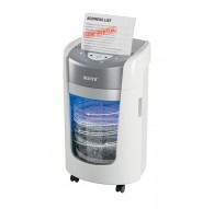 Leitz IQ OptiMax Home Office 225 Micro Cut Paper Shredder Security P5 15L - White