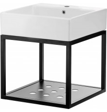 Bathroom console with sink 60x50 cm
