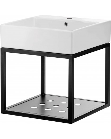 Bathroom console with sink 60x50 cm