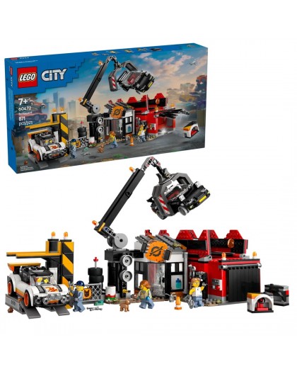 LEGO CITY 60472 Scrapyard with Cars