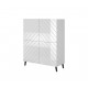 Shelving ABETO 100.5 x 40 x 121.5 cm white/gloss white