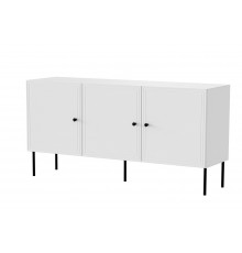 3D chest of drawers PALAZZO BIS 151x40x75 white matt