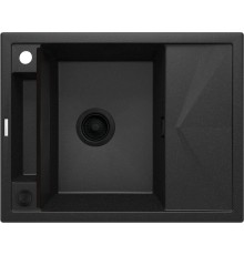 1-bowl magnetic granite sink with drainer