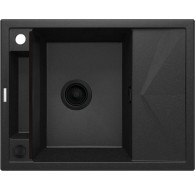 1-bowl magnetic granite sink with drainer