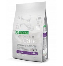 NATURE'S PROTECTION Superior Care White Dogs Grain Free Junior Salmon - dry food for puppies - 10 kg
