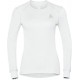 Odlo BL TOP crew neck l/s ACTIVE WARM ECO women's T-shirt, size S, white