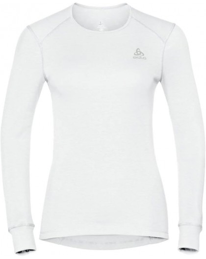 Odlo BL TOP crew neck l/s ACTIVE WARM ECO women's T-shirt, size S, white