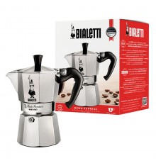 Bialetti Moka Express Moka pot 0.3 L Aluminium, Black