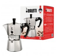 Bialetti Moka Express Moka pot 0.3 L Aluminium, Black