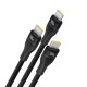 Baseus Flash Series Type C to C+C+C fast charging cable 480 Mbps Black