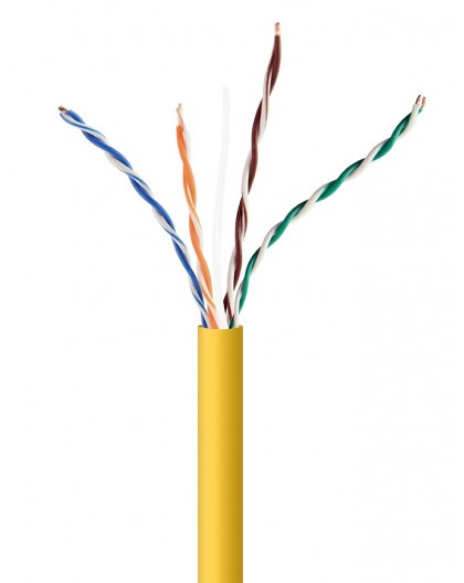 Gembird UPC-5004E-SOL-Y networking cable Yellow 305 m Cat5e U/UTP (UTP)