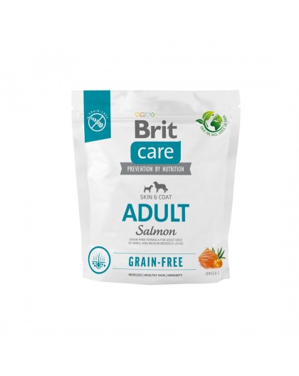 BRIT Care Dog Grain-free Adult Small & Medium Salmon - dry dog food - 1 kg