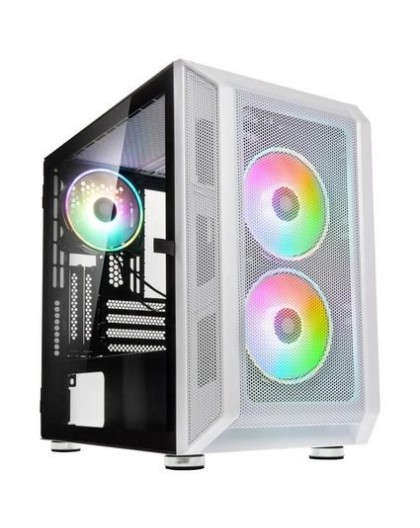 Kolink Citadel Mesh RGB Micro-ATX Gehäuse - weiß