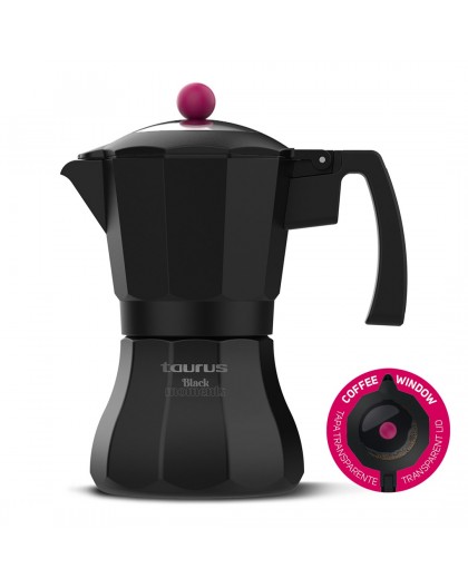 Taurus Black Moments 3 Moka pot