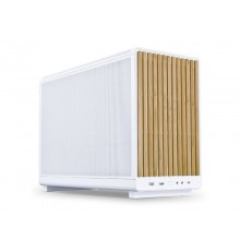 Lian Li DAN Cases A3-mATX Wood Edition PC Case, Micro-ATX - Beech, white