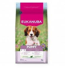 EUKANUBA Puppy Small/Medium Lamb & Rice - dry dog food - 3kg
