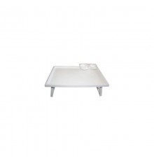 Bedside table for meals with handles