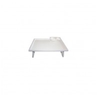 Bedside table for meals with handles