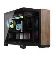 Corsair CC-9011286-WW computer case Midi Tower Black, Walnut