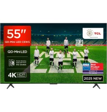 TCL C61KS 55C61KS teleruum 139,7 cm (55") 4K Ultra HD nutitelevisioon Wi-Fi must