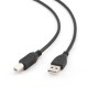 Gembird 4.5m USB 2.0 A/B M USB cable USB A USB B Black