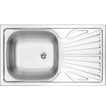 1-bowl steel sink with drainer