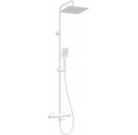 Shower set with thermostatic bath faucet