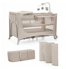 KinderKraft travel cot JOY 2 BEIGE