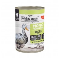 WIEJSKA ZAGRODA Monoprotein Duck - wet cat food - 400g