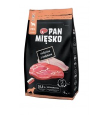 PAN MIĘSKO Veal with turkey XS - dry dog food - 9kg