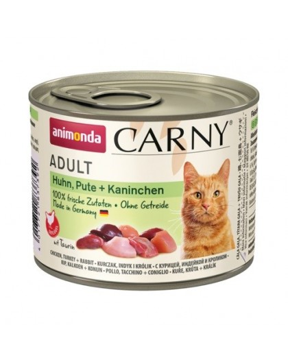 ANIMONDA Carny Adult Chicken, turkey, rabbit - wet cat food - 200g