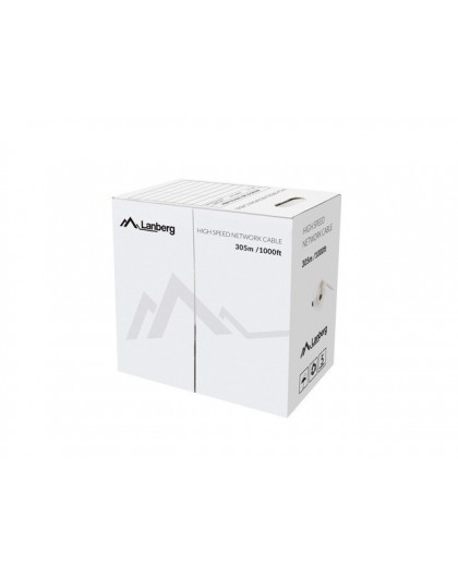 Lanberg LCU5-12CU-0305-S networking cable Grey 305 m Cat5e U/UTP (UTP)