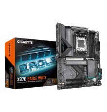 GIGABYTE X870 EAGLE WIFI7 Motherboard - Supports AMD Ryzen 9000 CPUs, 14+2+2 phases VRM, up to 8000MHz DDR5 (OC), 1xPCIe 5.0 + 2