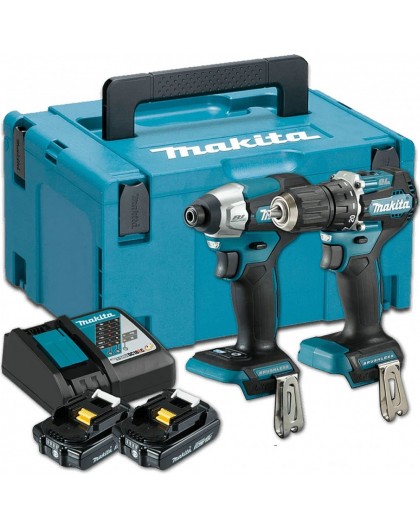 Combo Set Li-Ion 18V LXT DDF487+DTD157 2*2.0Ah