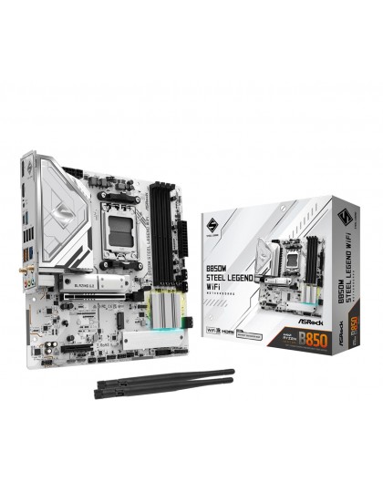 Asrock B850M Steel Legend WiFi AMD B850 Socket AM5 micro ATX