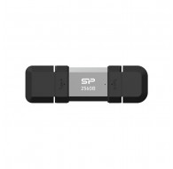 Silicon Power SP256GBUC3C51V1S USB flash drive 256 GB USB Type-A / USB Type-C 3.2 Gen 1 (3.1 Gen 1) Black, Silver
