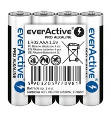 Alkaline batteries AAA / LR03 everActive Pro 4 pcs