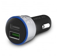Savio Car Quick Charge charger Savio SA-06/B 3.0A, 2xUSB