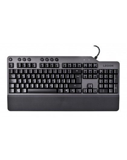 Lenovo Legion K500 keyboard USB QWERTZ Black, Grey