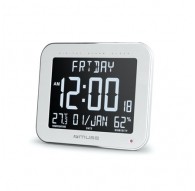 Wall clock w. alarm function M-090 WMC White