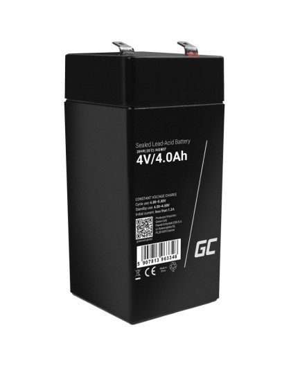 Green Cell AGM37 industrial rechargeable battery Sealed Lead Acid (VRLA) 4000 mAh 4 V