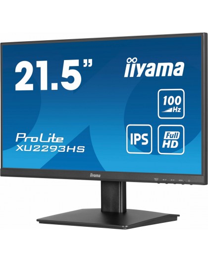 iiyama ProLite XU2293HS-B6 computer monitor 54.6 cm (21.5") 1920 x 1080 pixels Full HD LED Black
