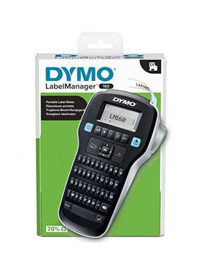 DYMO LabelManager 160 6/9/12 mm D1-BĂ¤nder Azerty