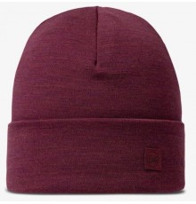 Buff Midweight Merino Wool Hat Red