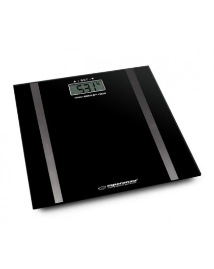 Esperanza EBS018K personal scale Rectangle Black Electronic personal scale