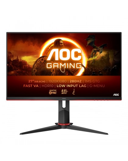 AOC G2 27G2ZN3/BK computer monitor 68.6 cm (27") 1920 x 1080 pixels Full HD LCD Black, Red