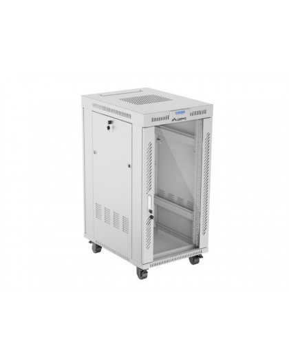 Lanberg FF01-6822-12SL rack cabinet 22U Freestanding rack Grey