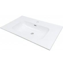 Ceramic recessed washbasin - 80 cm